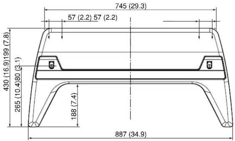 PANASONIC TY-ST58K - Dimensions - 1