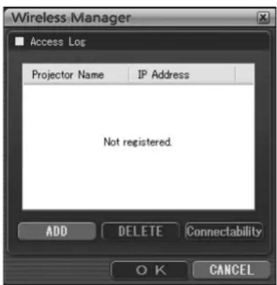 PANASONIC TY-FB10WPE - Klicken Sie auf [Designate] (Vorgeben) im Fenster „Select Access Port“ (Zugriffsanschluss-Wahl). - 1