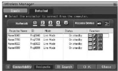PANASONIC TY-FB10WPE - Klicken Sie auf das Symbol [ ] im [Access Device] (Zugriffsgerät). - 1