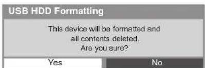 PANASONIC TX-P65VT30B - Select [Yes] to proceed - 3