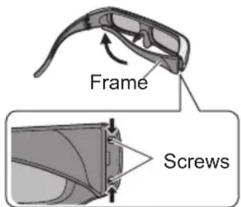 PANASONIC TX-P65VT30B - The following figures are intended to explain how to dispose of the 3D Eyewear, not for describing how to repair. The 3D Eyewear cannot be repaired once it has been disassembled. - 1