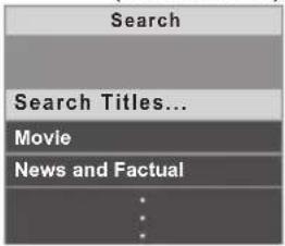 PANASONIC TX-P65VT30B - Select the genre and view TV Guide - 13