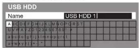 PANASONIC TX-P65VT30B - Confirmation of USB HDD name - 3