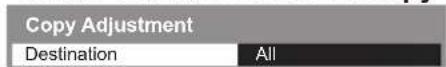 PANASONIC TX-P65VT30B - Copy the settings to the other input [Copy Adjustment] - 1