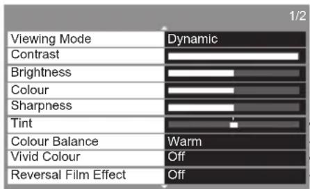 PANASONIC TX-P65VT30B - Overview (Picture, Sound, Timer, Setup) - 2