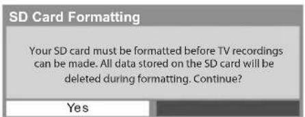 PANASONIC TX-P65VT30B - Caution of using SD Card - 1