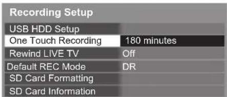 PANASONIC TX-P65VT30B - One touch direct TV recording - What you see is What you record [One Touch Recording] - 1