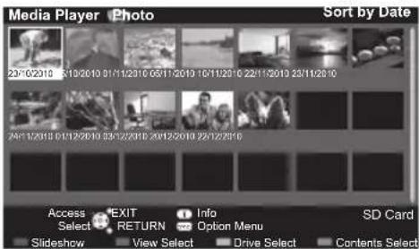 PANASONIC TX-P65VT30B - Select one of the sorted groups to display the thumbnail of the selected group - 1