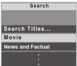 PANASONIC TX-P65VT30B - Select the genre and view TV Guide - 11