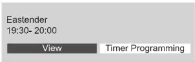 PANASONIC TX-P65VT30B - ■ If you select a current programme - 1
