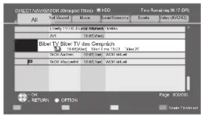 PANASONIC TX-P65VT30B - Control the DIGA Recorder - 1