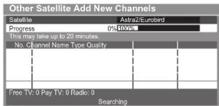 PANASONIC TX-P65VT30B - Select the search mode and start Add New Channels - 3