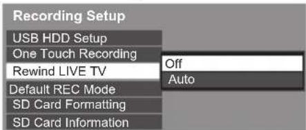 PANASONIC TX-P65VT30B - ■ To stop the Rewind LIVE TV - 1