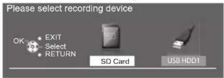 PANASONIC TX-P65VT30B - ■ When both USB HDD and SD Card are available - 1