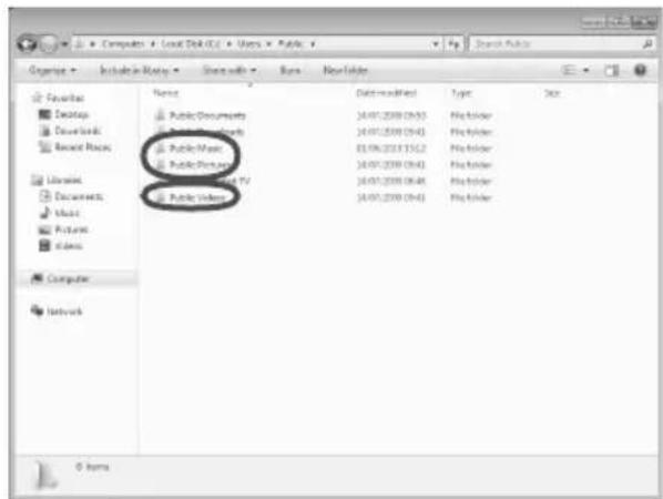 PANASONIC TX-P65VT30B - How to use Windows 7 as a media server - 4