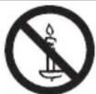 PANASONIC TX-P65VT30B - To prevent the spread of fire, keep candles or other open flames away from this product at all times - 1