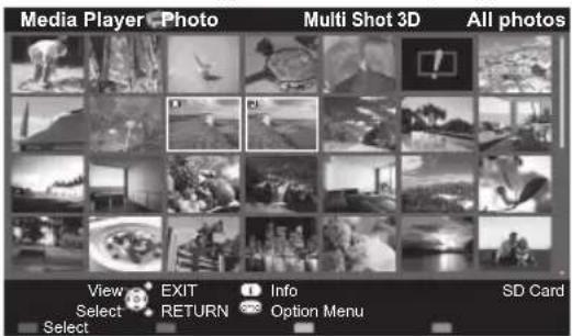 PANASONIC TX-P65VT30B - Select two photos for L (left) and R (right) - 1