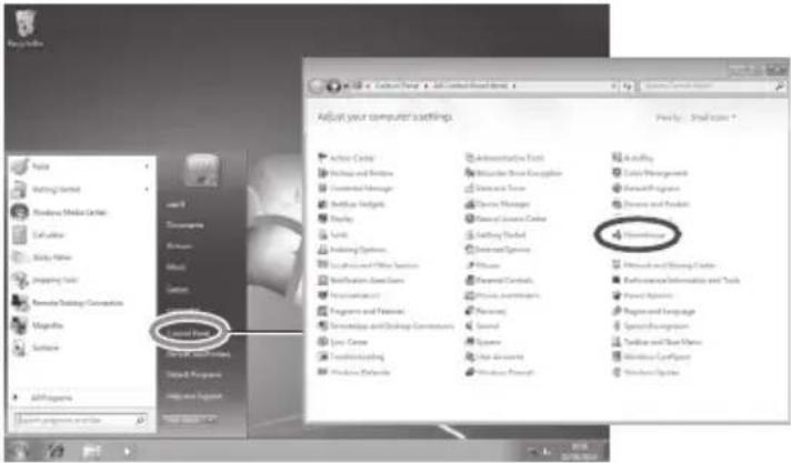 PANASONIC TX-P65VT30B - How to use Windows 7 as a media server - 1