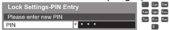 PANASONIC TX-P65VT30B - Lock the picture setting [Lock Settings] - 1