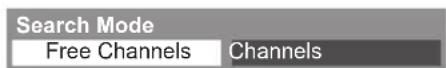 PANASONIC TX-P65VT30B - Select the search mode and start Add New Channels - 1
