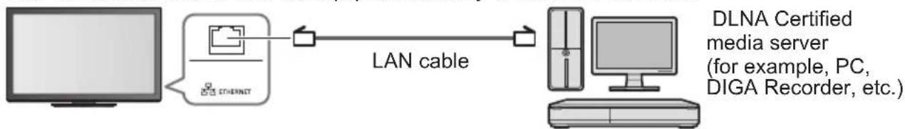 PANASONIC TX-P65VT30B - Network connections - 2