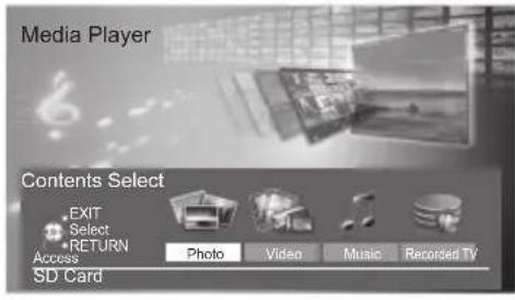 PANASONIC TX-P65VT30B - Select the content - 1