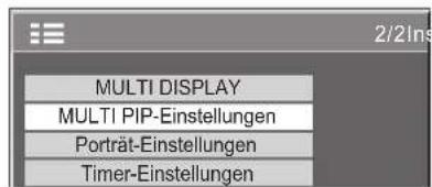 PANASONIC TH-65PF11EK - MULTI PIP-Einstellungen - 2