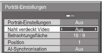 PANASONIC TH-65PF11EK - Vorgehen zur Einstellung für Porträt - 4