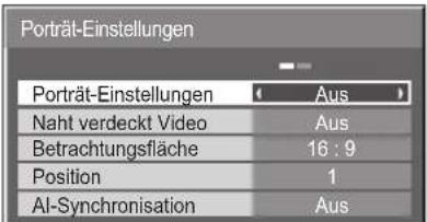 PANASONIC TH-65PF11EK - Vorgehen zur Einstellung für Porträt - 3