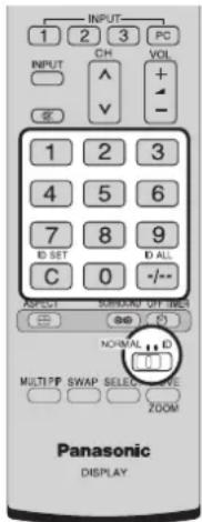 PANASONIC TH-65PF11EK - Funktion der Fernbedienungs-ID - 1