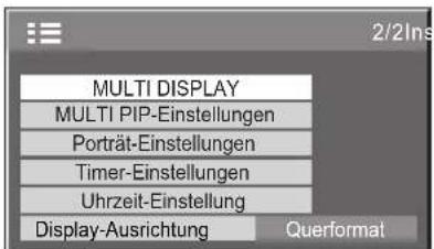 PANASONIC TH-65PF11EK - Vorgehen zur Einstellung für MULTIDISPLAY - 3