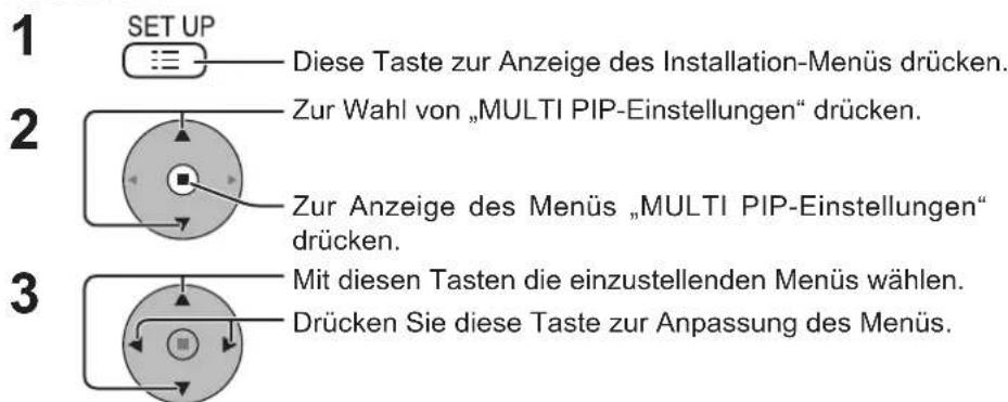 PANASONIC TH-65PF11EK - MULTI PIP-Einstellungen - 1