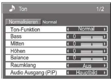 PANASONIC TH-65PF11EK - Toneinstellungen - 2