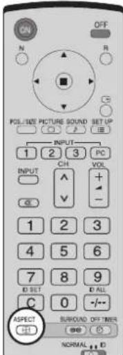 PANASONIC TH-58PH10BK - ASPECT Controls - 5