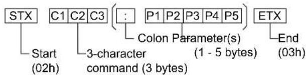 PANASONIC TH-58PH10BK - Basic format for control data - 1