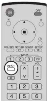 PANASONIC TH-58PH10BK - Selecting the input signal - 4