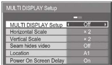 PANASONIC TH-58PH10BK - How to Setup MULTI DISPLAY - 6