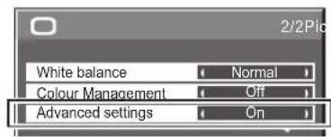 PANASONIC TH-58PH10BK - On-Screen Menu Displays - 2