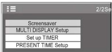 PANASONIC TH-58PH10BK - PRESENT TIME Setup / Set up TIMER - 5