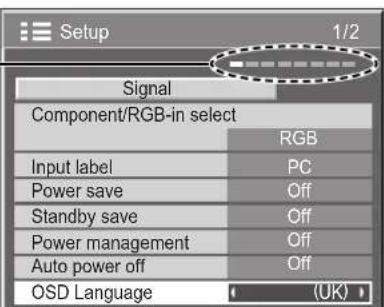 PANASONIC TH-58PH10BK - Selecting the On-Screen Menu Language - 4