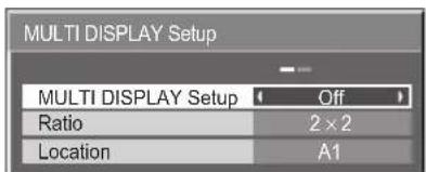 PANASONIC TH-58PH10BK - How to Setup MULTI DISPLAY - 6