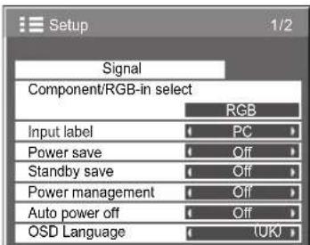 PANASONIC TH-58PH10BK - On-Screen Menu Displays - 13