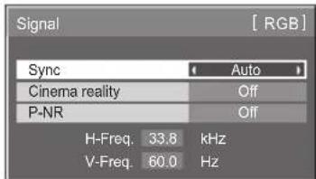 PANASONIC TH-58PH10BK - Setting RGB sync signal: - 3