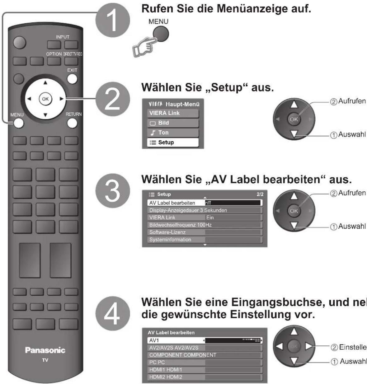 PANASONIC TH-50PV71FA - Eingangsbezeichnung - 1
