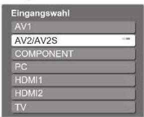 PANASONIC TH-50PV71FA - Wählen Sie den Eingang, an den das Zusatzgerät angeschlossen ist. - 1