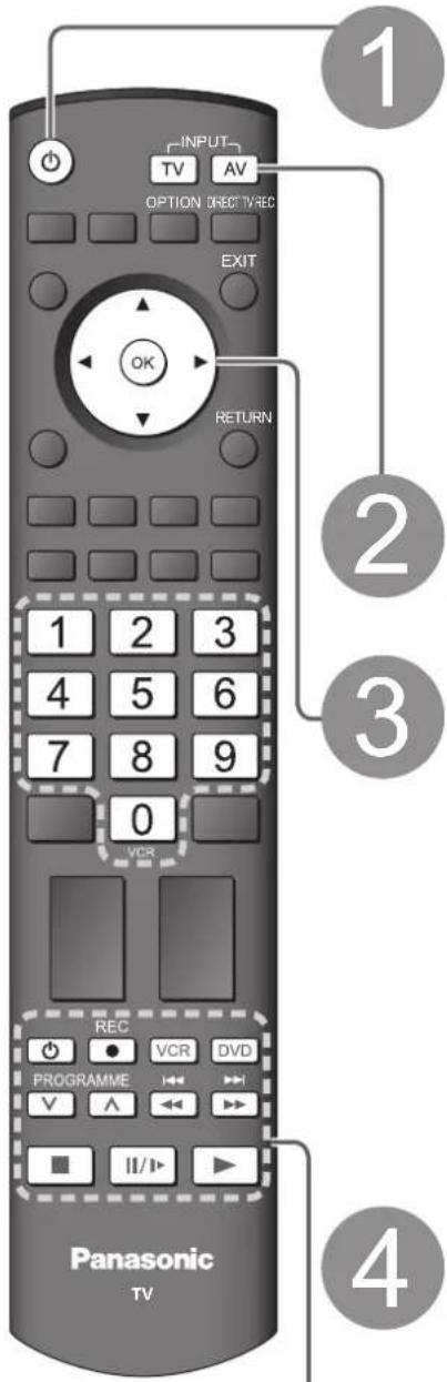 PANASONIC TH-50PV71FA - Betrachten von Videos und DVDs - 1