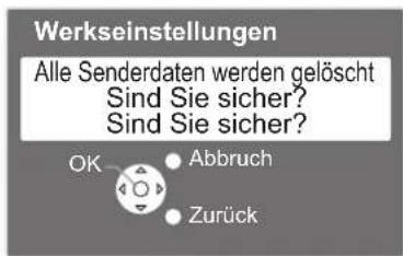 PANASONIC TH-50PV71FA - Wiederherstellen des Auslieferungszustands - 2