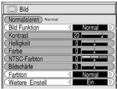PANASONIC TH-50PHW5 - Die einzelnen einzustellenden Punkte wählen. - 3