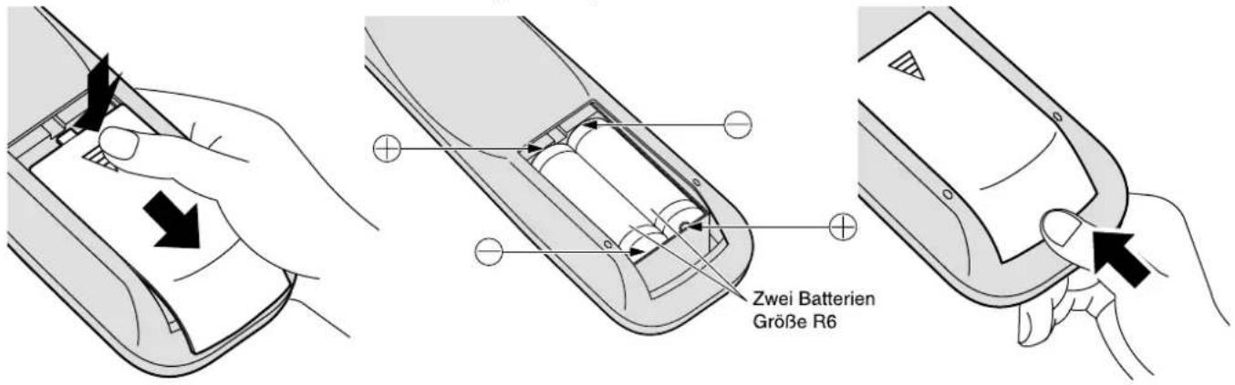 PANASONIC TH-50PHW5 - Zwei Batterien der Größe R6 sind notwendig - 1