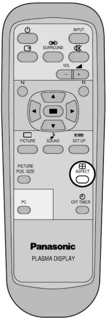 PANASONIC TH-50PHW5 - ASPEKT-Betriebsart (Bildformat) - 1